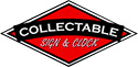 Collectible Sign and Clock