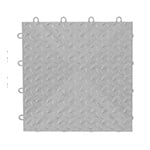 Silver Tile Flooring (4-Pack)
