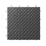 Charcoal Tile Flooring (4-Pack)