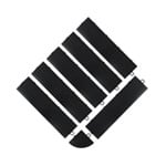 Gladiator GarageWorks Black Edge Trim - Male