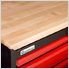 5 Drawer Base Cabinet - Black & Red