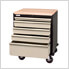 5 Drawer Base Cabinet - Black & Mojave