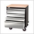 5 Drawer Base Cabinet - Black & Steel