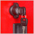 2 Door Wall Cabinet - Black & Red