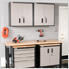 2 Door Wall Cabinet - Black & Mojave
