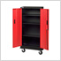 Tall Locker - Black & Red