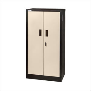 Wall Mounted Tall Locker - Black & Mojave