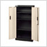 Wall Mounted Tall Locker - Black & Mojave