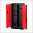 Wall Mounted Sport Locker - Black & Red