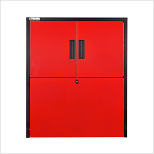 Large Service Cabinet - Black & Red