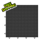Ulti-MATE Flooring Black Floor Tiles (48-pack)
