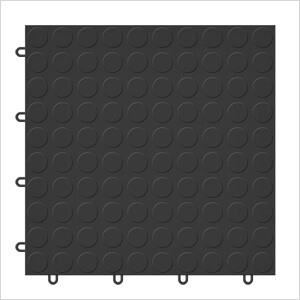 Polypropylene Black Floor Tiles (48-pack)