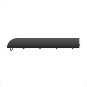 Black Male Floor Tile Edge with Corner
