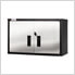 Steel & Black Wall Cabinet Set