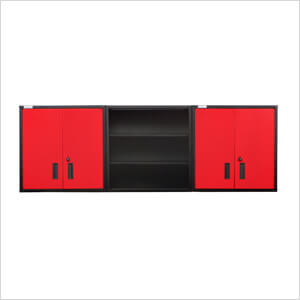 Wall Cabinet & Full Shelf Set