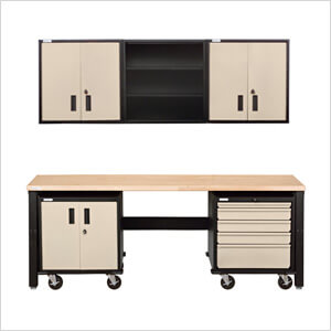 8-Piece Mojave & Black Garage Set
