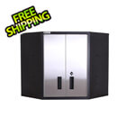Geneva Steel 2 Door Corner Wall Cabinet