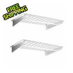 HyLoft Wall Shelf with Clothing Rod