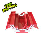 Excel Hardware Red 5-Tray Cantilever Toolbox