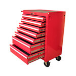 Excel Hardware 7-Drawer Red Roller Metal Cabinet
