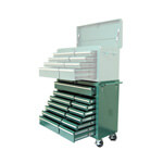 Excel Hardware 13-Drawer Green Roller Metal Cabinet