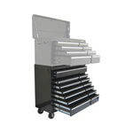 Excel Hardware 13-Drawer Black Roller Metal Cabinet