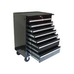 Excel Hardware 7-Drawer Black Roller Metal Cabinet