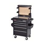 Waterloo 5-Drawer Work Center with Backwall