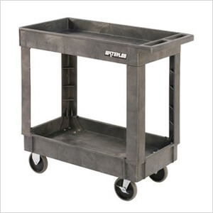 Small 2 Tier Plastic Utility Cart