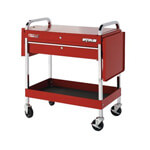 Waterloo 1-Drawer Red Metal Utility Cart