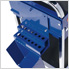 1-Drawer Blue Metal Utility Cart