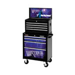 Tool Chest / Cabinet with Lightning Graphics