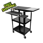 Luxor Height Adjustable Workstation in Black