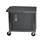 H. Wilson 26" Black Tuffy Cart with Cabinet