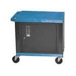 H. Wilson 26" Blue Tuffy Cart with Cabinet