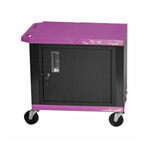 H. Wilson 26" Purple Tuffy Cart with Cabinet