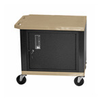 H. Wilson 26" Tan Tuffy Cart with Cabinet