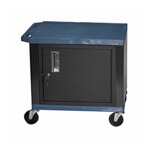 H. Wilson 26" Topaz Blue Tuffy Cart with Cabinet
