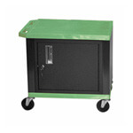 H. Wilson 26" Green Tuffy Cart with Cabinet