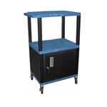 H. Wilson 42" Blue Tuffy Cart with Cabinet