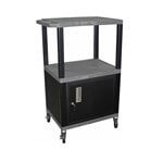 H. Wilson 42" Grey Tuffy Cart with Cabinet