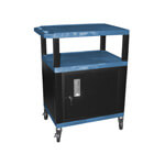 H. Wilson 34" Blue Tuffy Cart with Cabinet