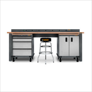 8 ft. Workbench and Base Cabinet Kit