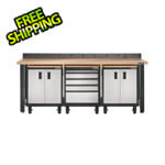 Gladiator 8 ft. Workbench and 3 Base Cabinet Kit