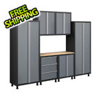 NewAge Products 7 Piece Grey Cabinet Set