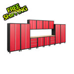 NewAge Products 14 Piece Red Cabinet Set