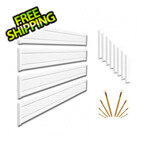 NewAge Products White WallTrac Panels