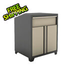 Coleman 18 Gauge Taupe Base Cabinet with Drawer