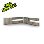 Coleman 36 Piece Garage 18 Gauge Taupe Cabinet Kit: Option 10