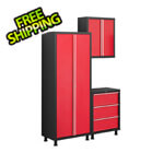 Coleman 3 Piece Garage Cabinet Set
